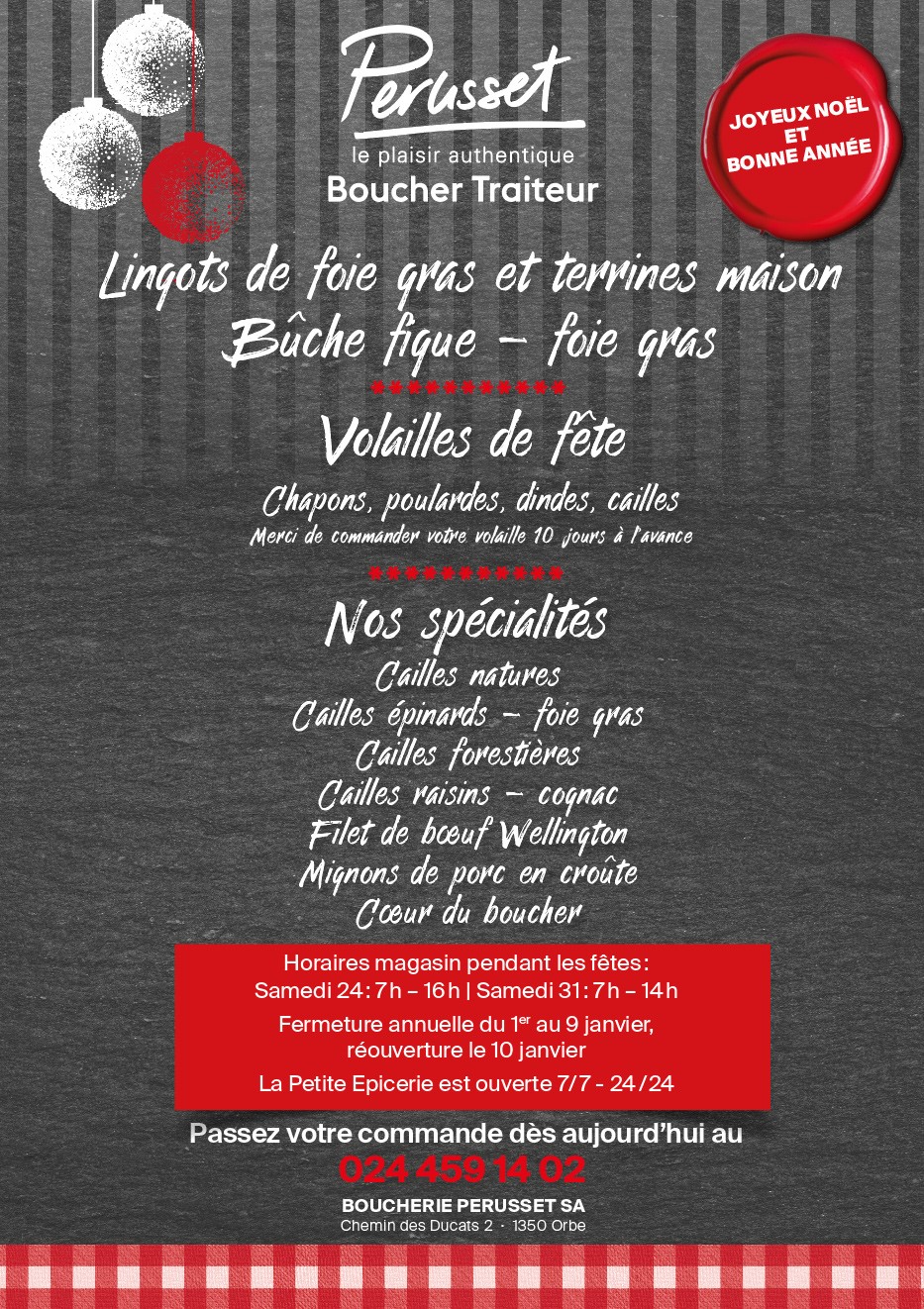 Flyer Noël 2022 verso